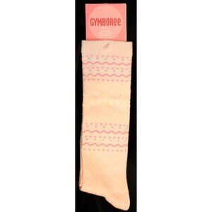 NWT 2006 Gymboree Princess Snow Drop Pink Socks Knee Length sz 9-10 shoe Nordic